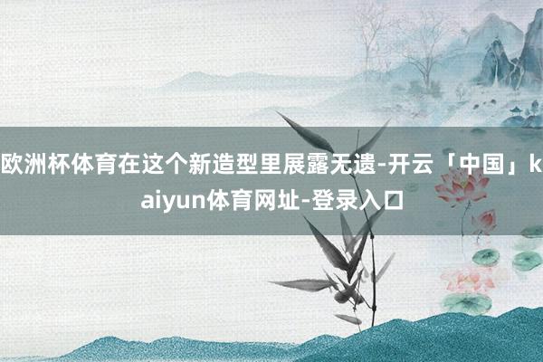 欧洲杯体育在这个新造型里展露无遗-开云「中国」kaiyun体育网址-登录入口