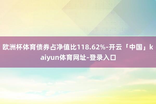 欧洲杯体育债券占净值比118.62%-开云「中国」kaiyun体育网址-登录入口